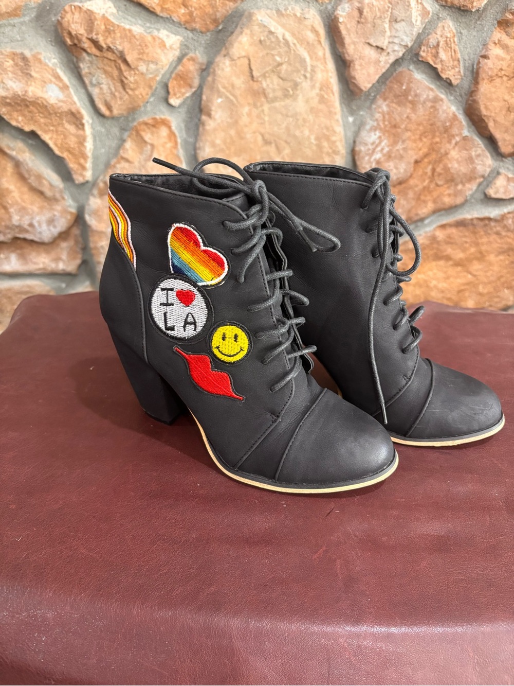 Michael Antonio lace up boots